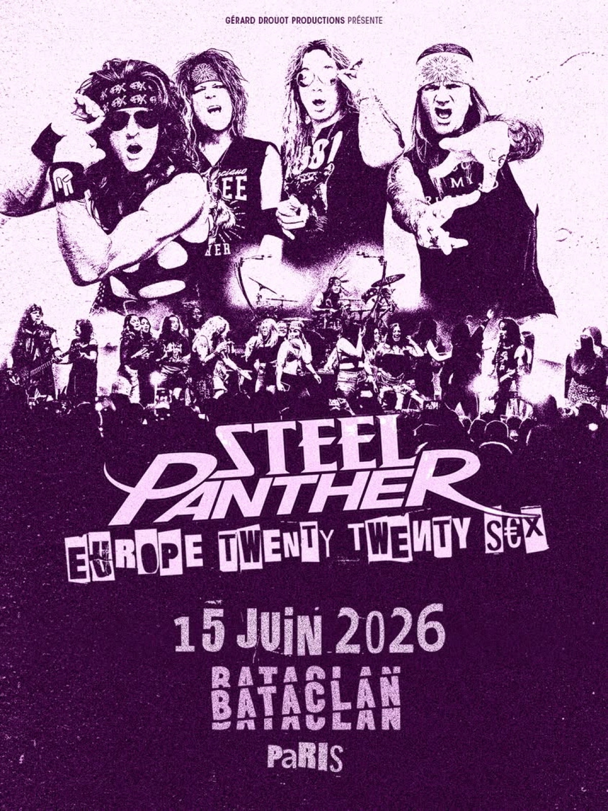 Billets Steel Panther (Bataclan - Paris)