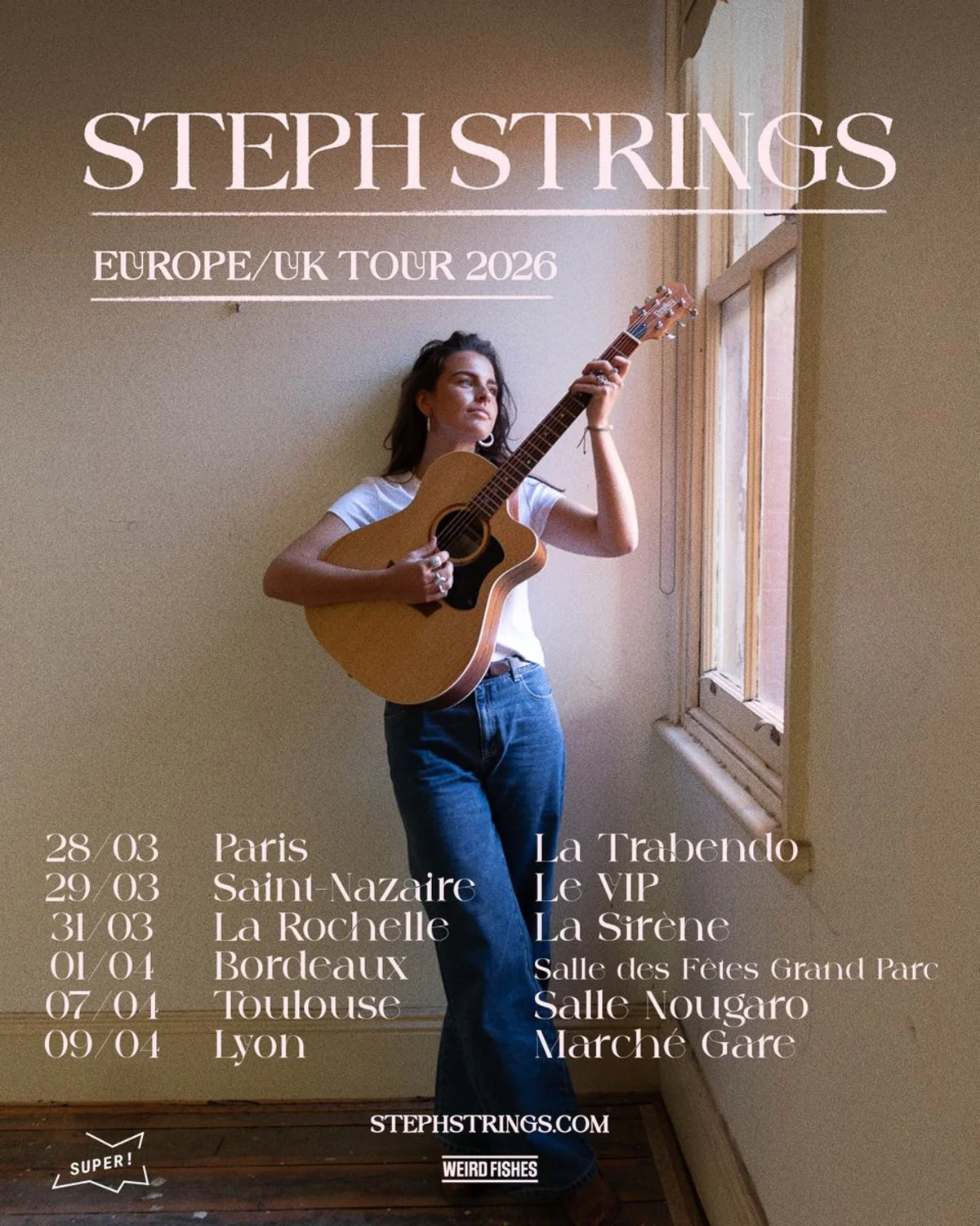 Billets Steph Strings (Salle Nougaro - Toulouse)
