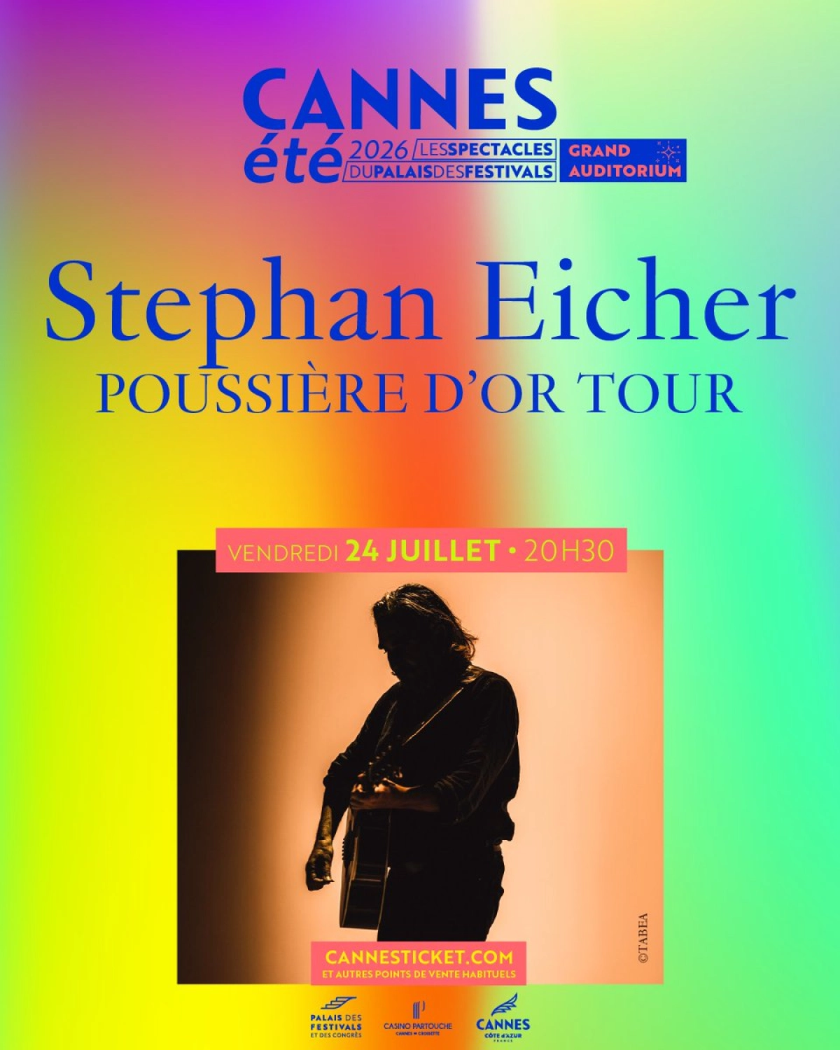 Stephan Eicher en Palais des Festivals Cannes Tickets