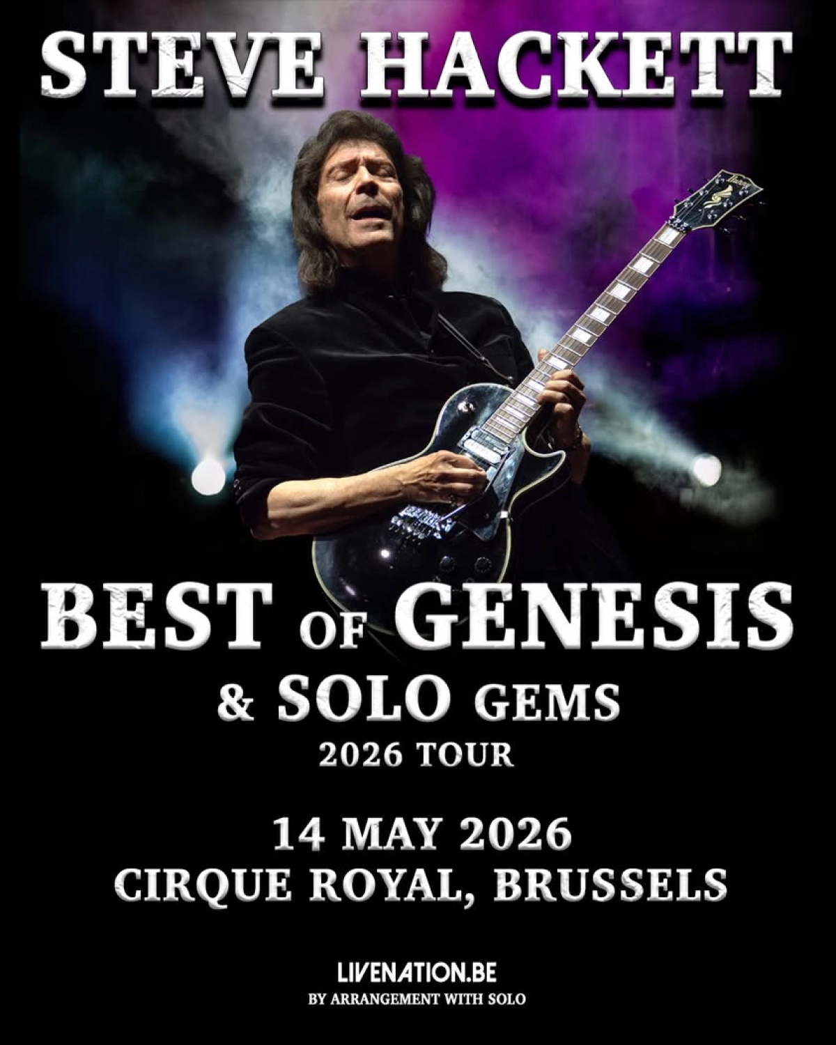 Billets Steve Hackett (Cirque Royal Bruxelles - Bruxelles)