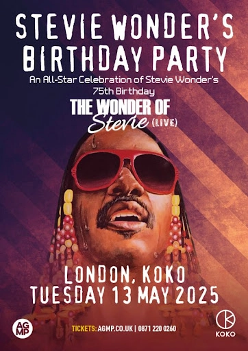 Billets Stevie Wonder's Birthday Party (KOKO - Londres)