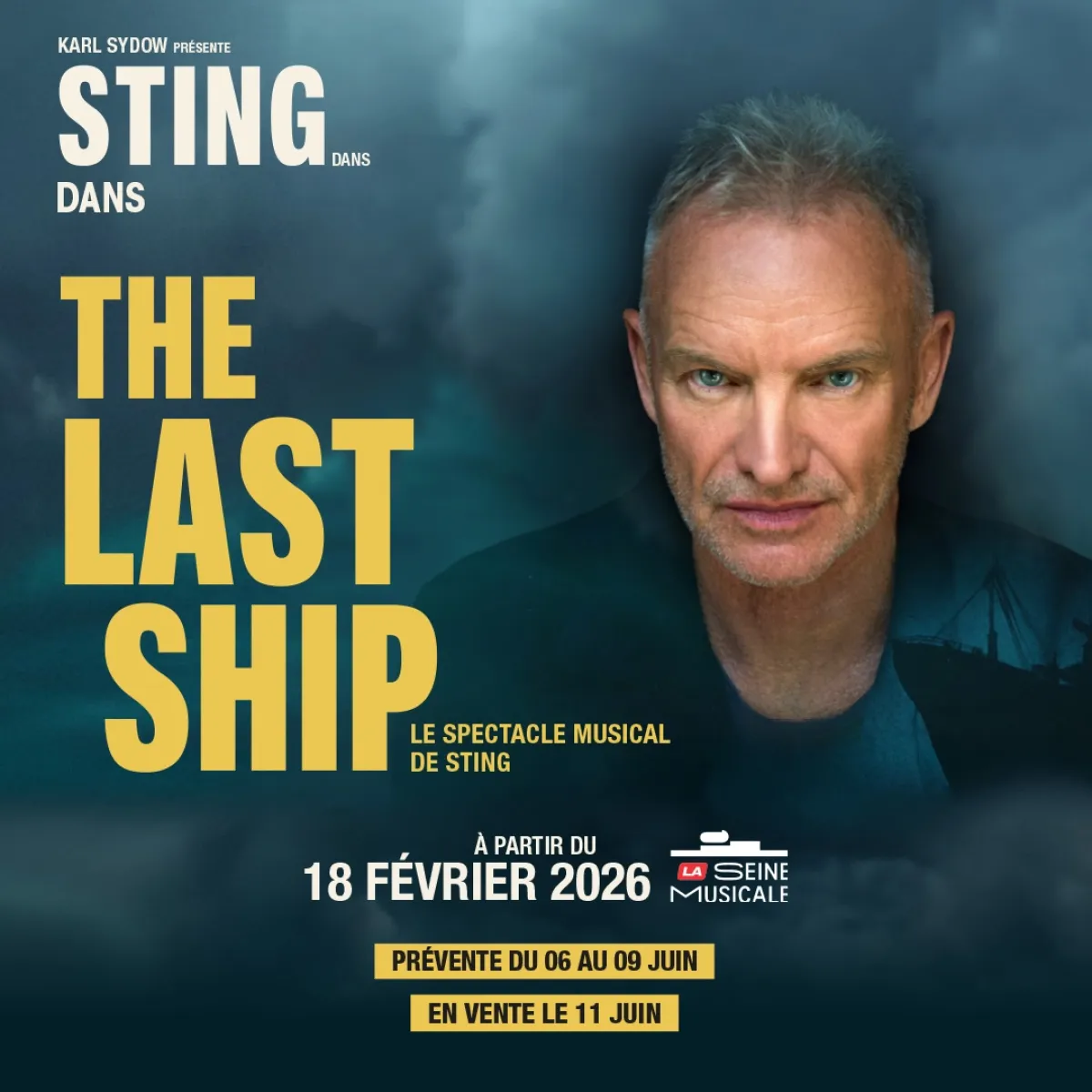 Billets Sting dans The Last Ship (La Seine Musicale - Paris)