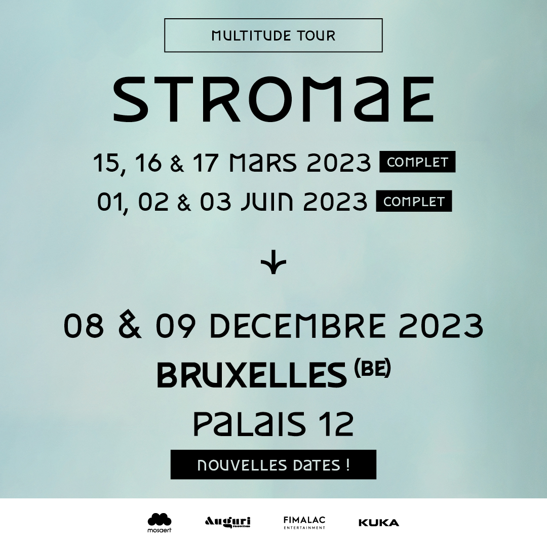 Billets Stromae (Palais 12 - Bruxelles)