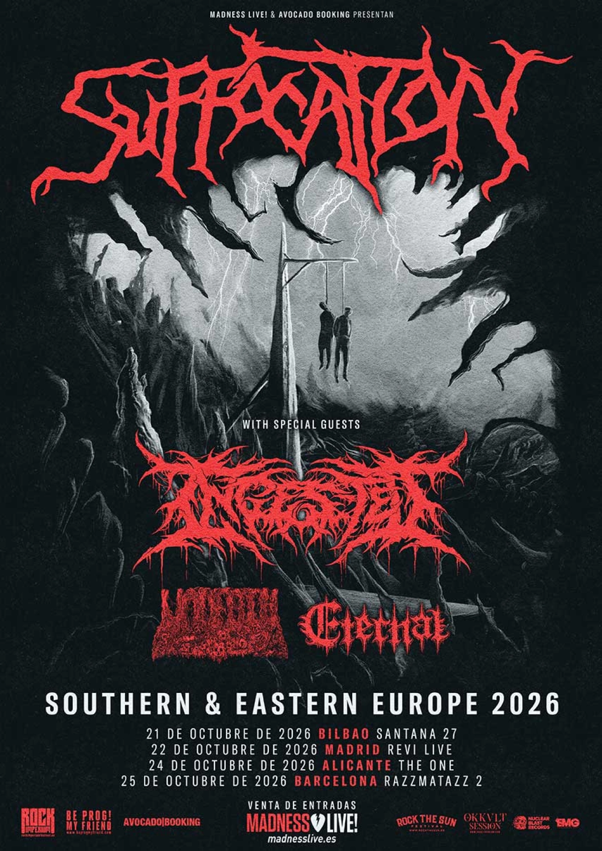 Suffocation at Razzmatazz Tickets