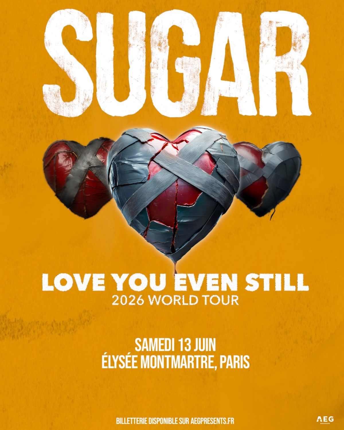 Billets Sugar (Elysee Montmartre - Paris)