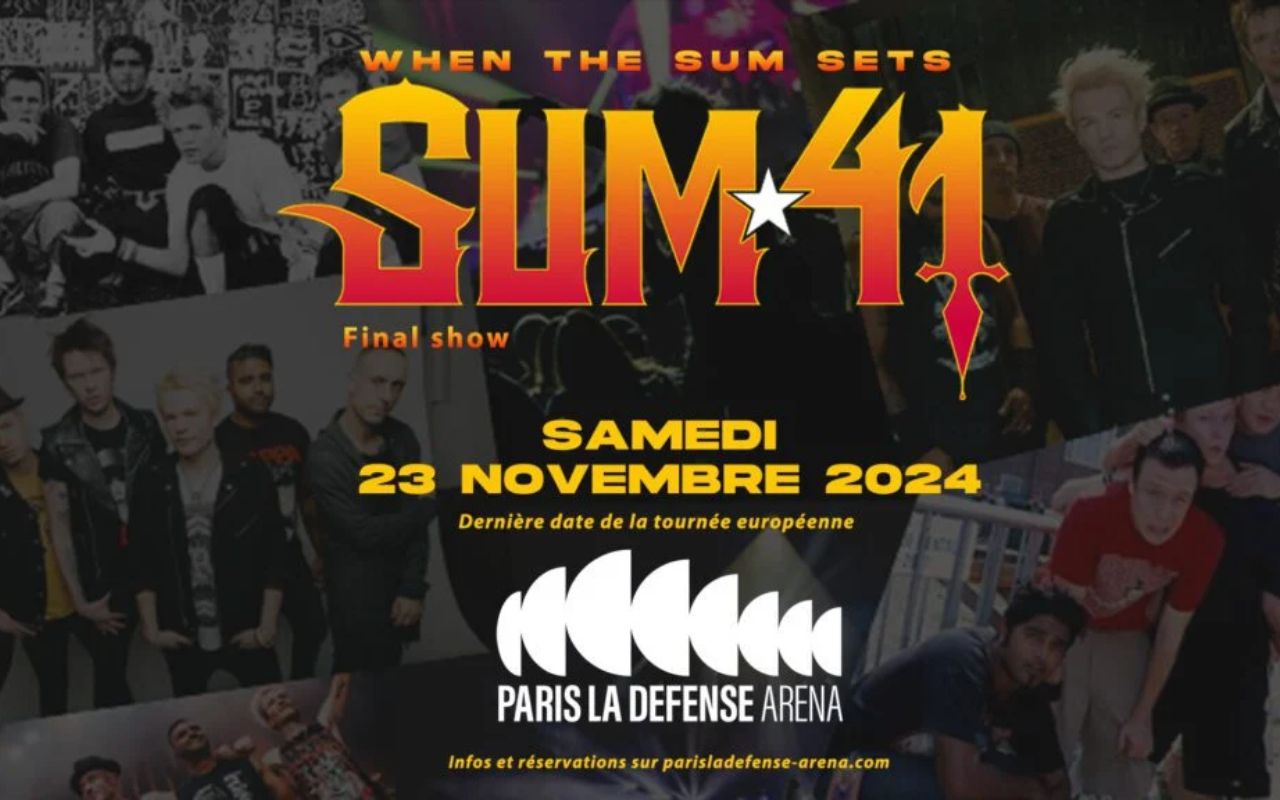 Sum 41 en Paris La Defense Arena Tickets