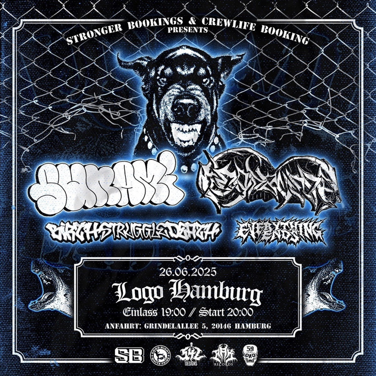 Sunami - Headbussa - Birth Struggle Death - Everything Ends in der LOGO Hamburg Tickets