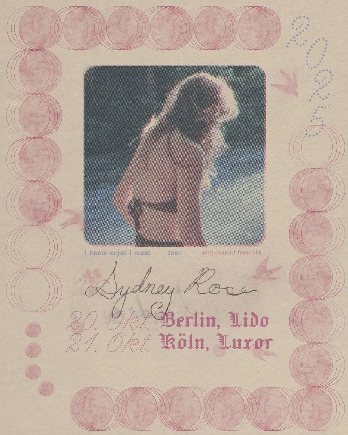 Billets Sydney Rose (Lido Berlin - Berlin)