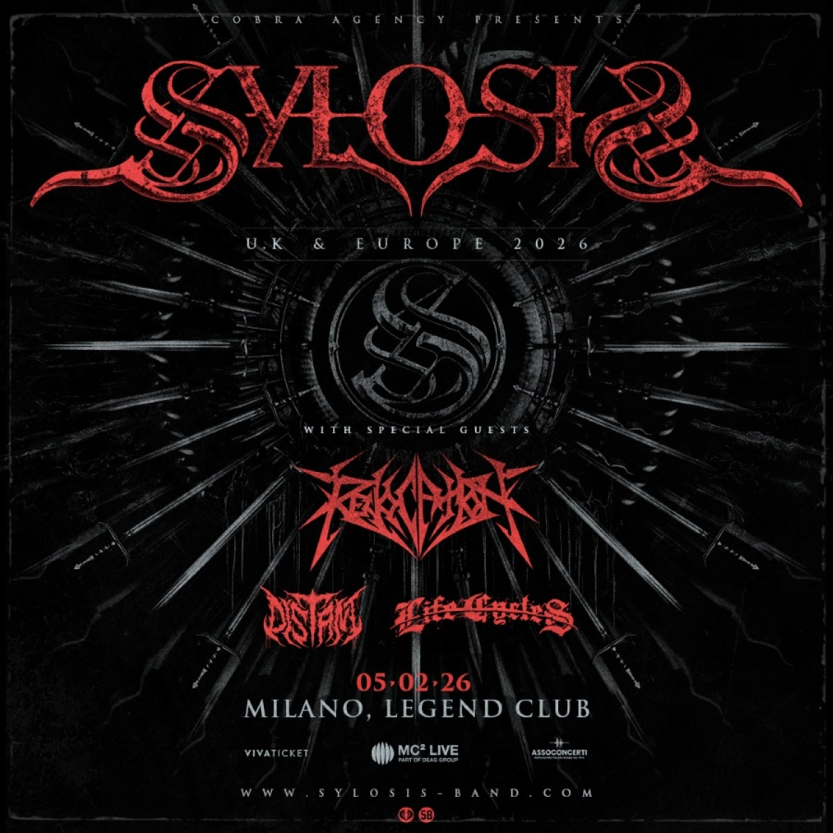 Billets Sylosis (Legend Club Milano - Milan)