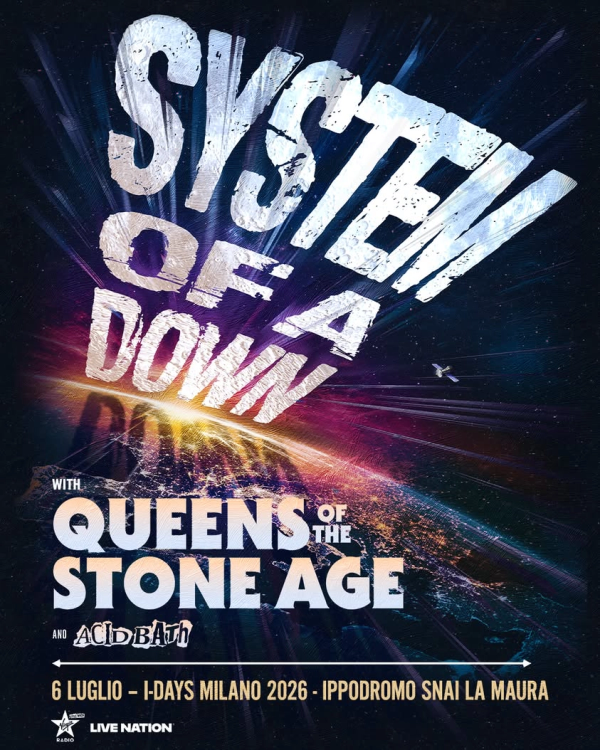 Billets System of a Down (Ippodromo Snai San Siro - Milan)