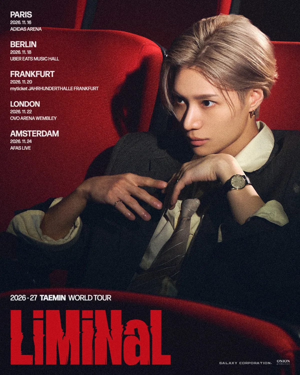 Billets Taemin (Adidas Arena - Paris)