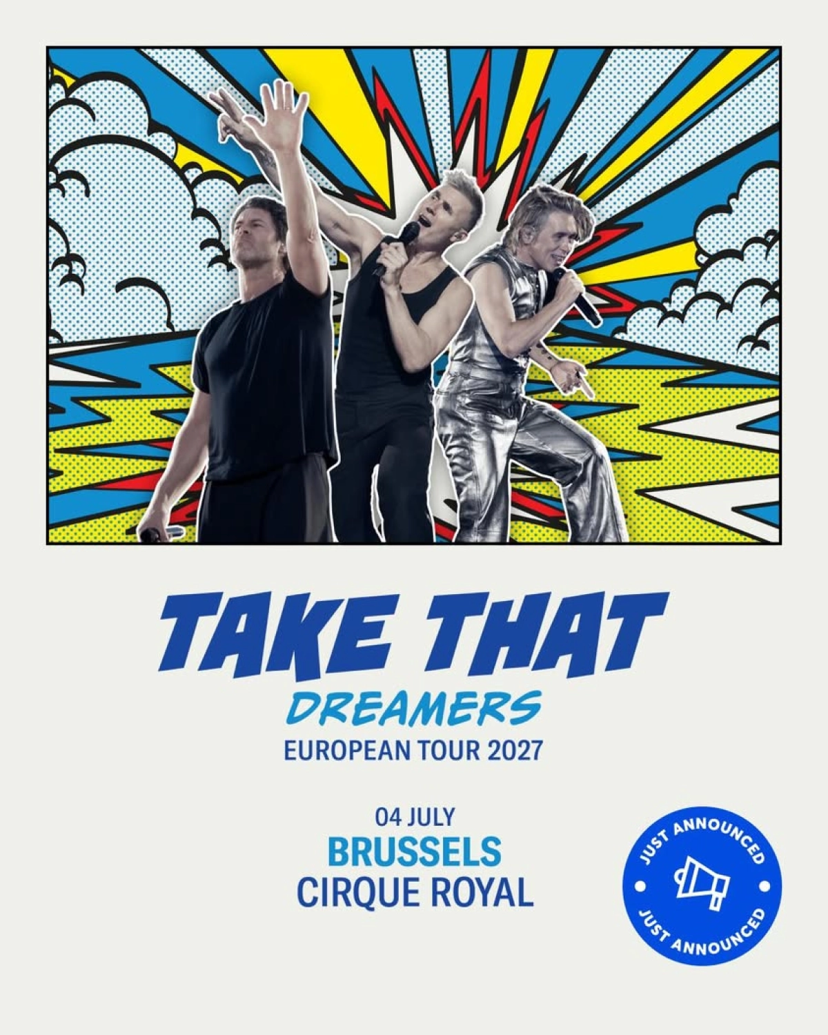 Take That at Cirque Royal Tickets