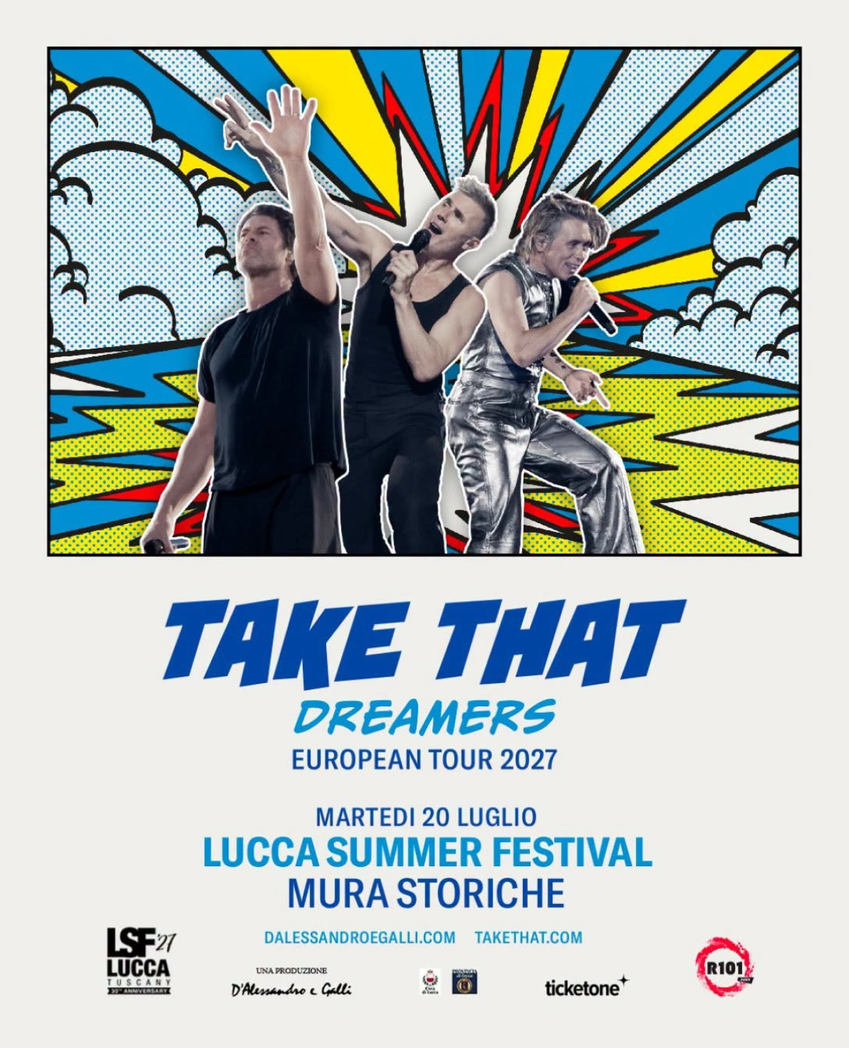 Take That en Mura di Lucca Tickets