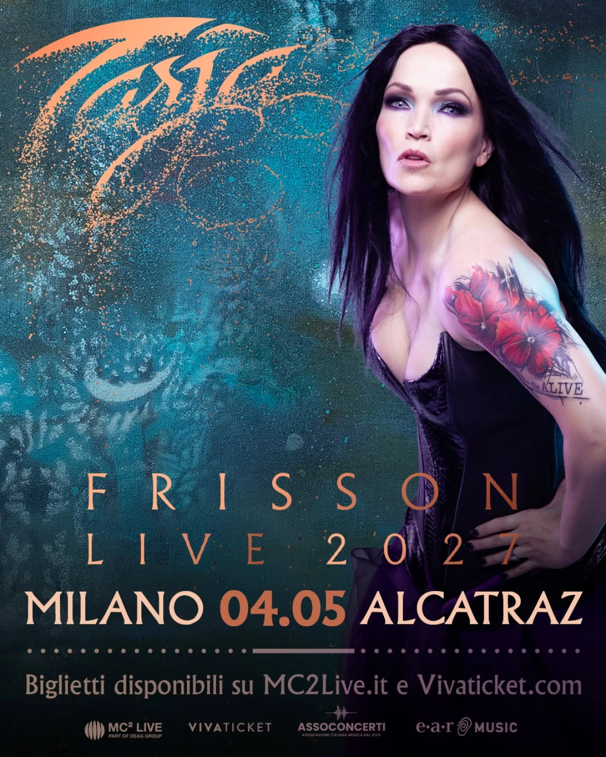 Tarja Turunen en Alcatraz Milán Tickets