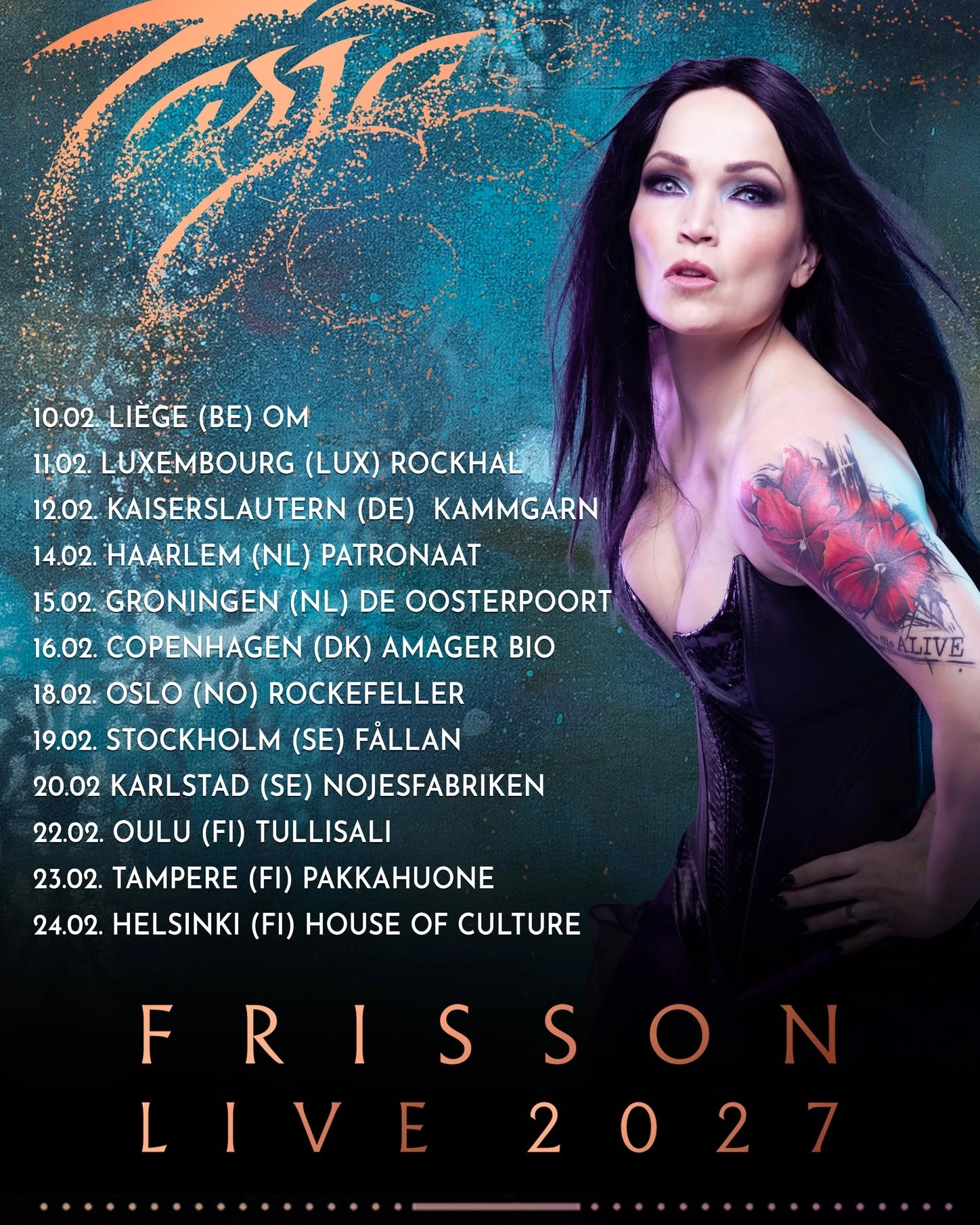Tarja Turunen in der De Oosterpoort Tickets