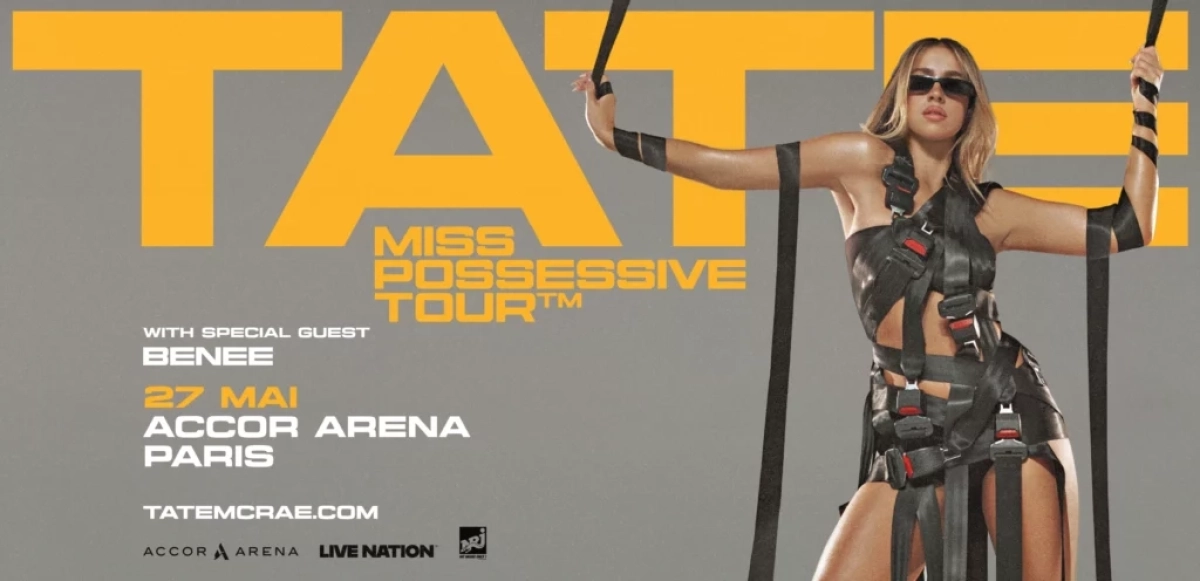 Billets Tate McRae (Accor Arena - Paris)