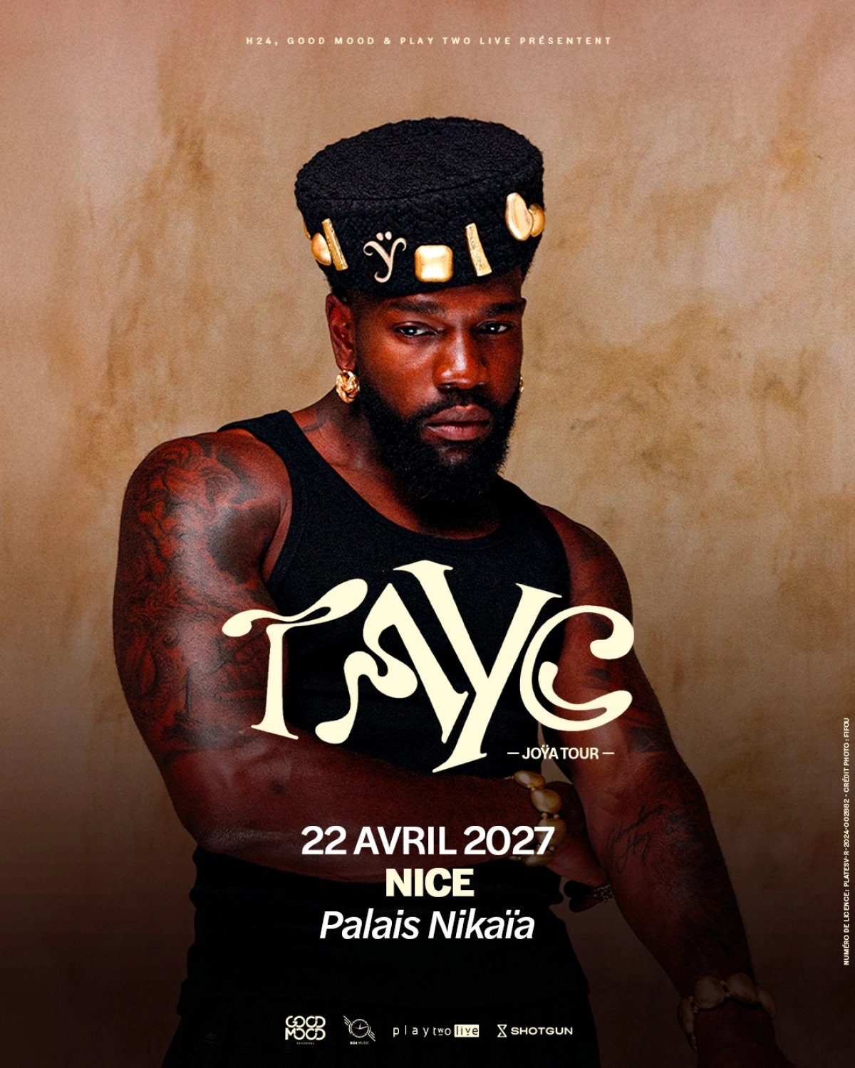 Billets Tayc (Palais Nikaia - Nice)