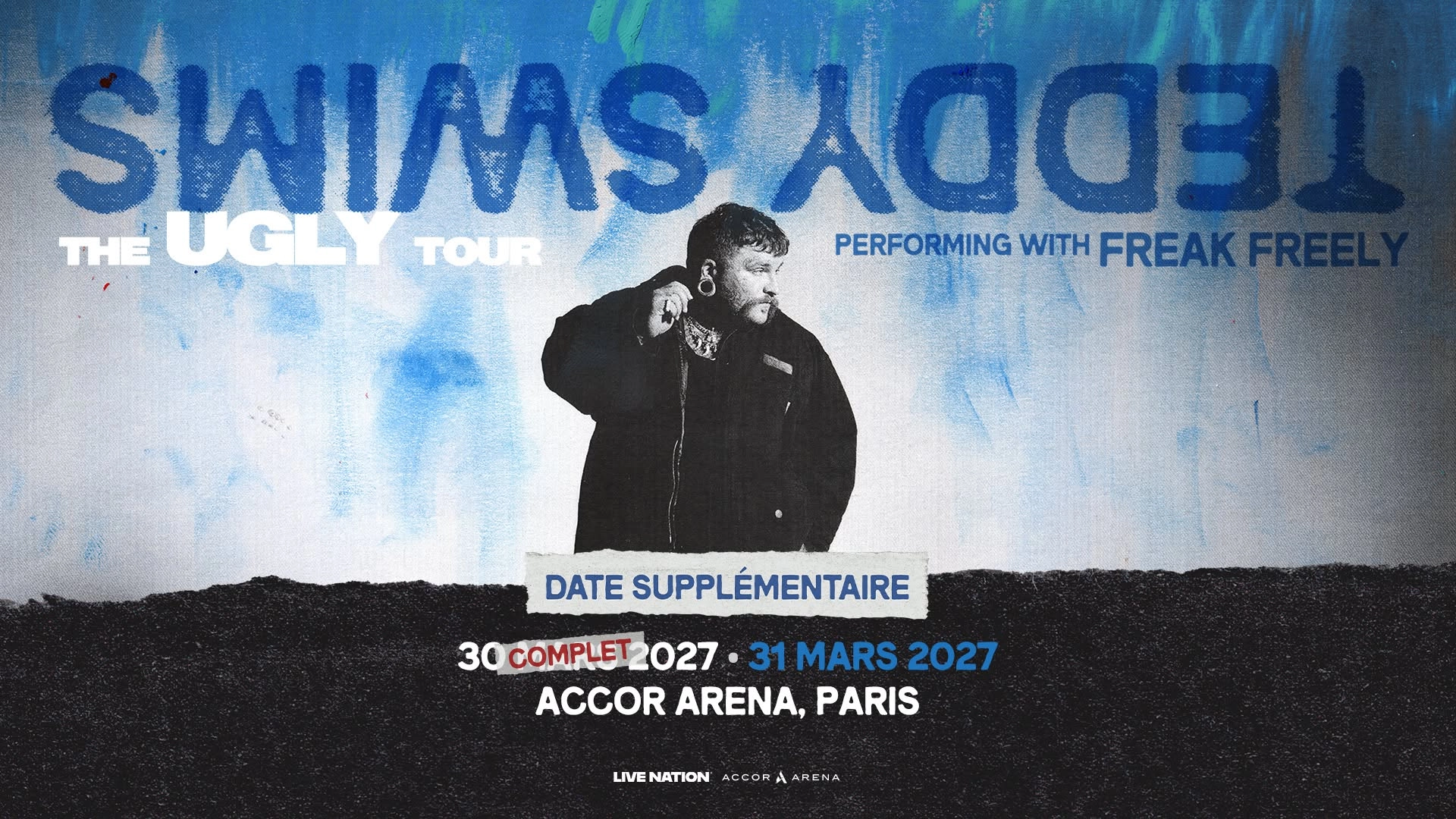 Billets Teddy Swims (Accor Arena - Paris)