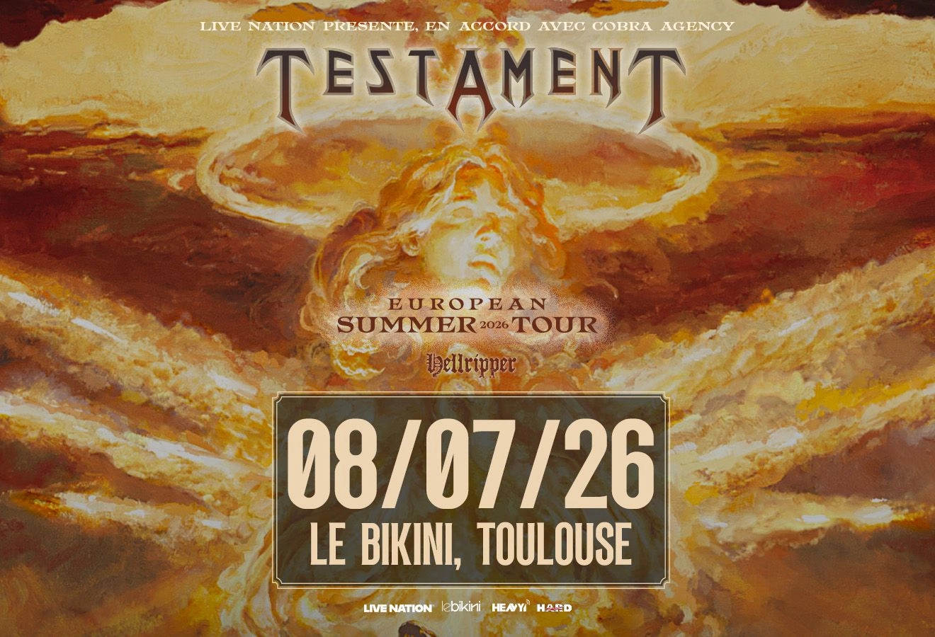 Billets Testament (Le Bikini - Toulouse)