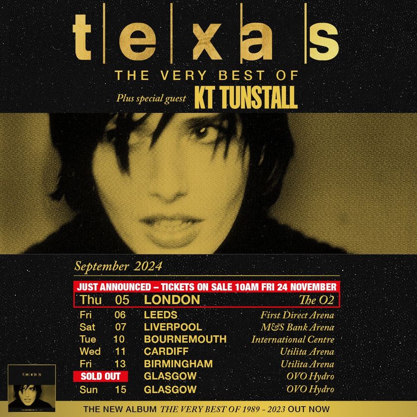 Texas at The O2 Arena Tickets