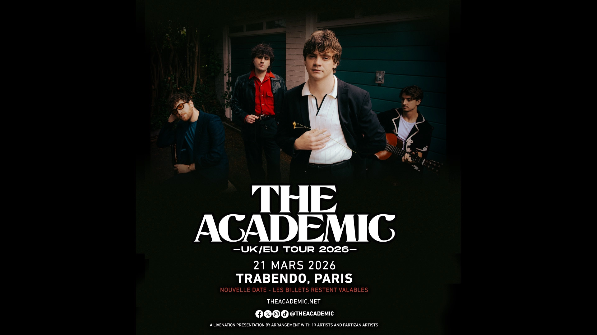 Billets The Academic (Le Trabendo - Paris)