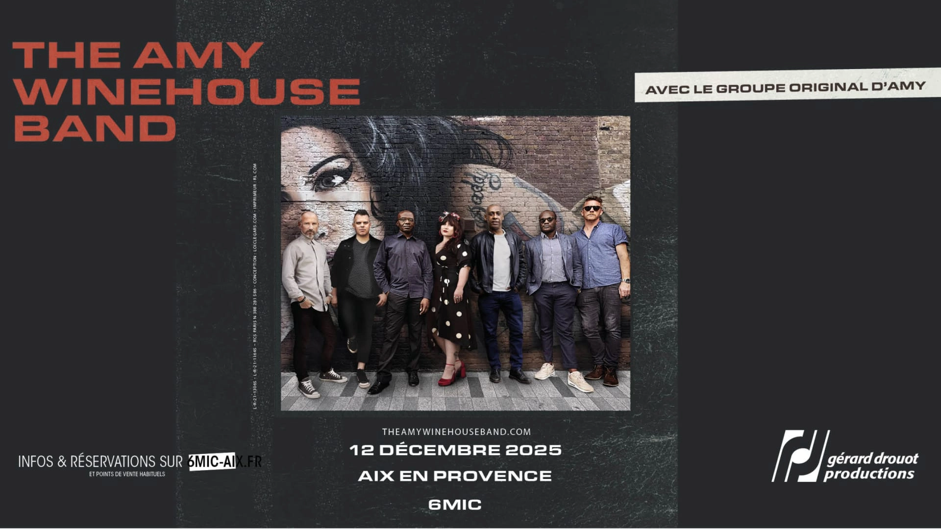 Billets The Amy Winehouse Band (6mic - Aix en Provence)