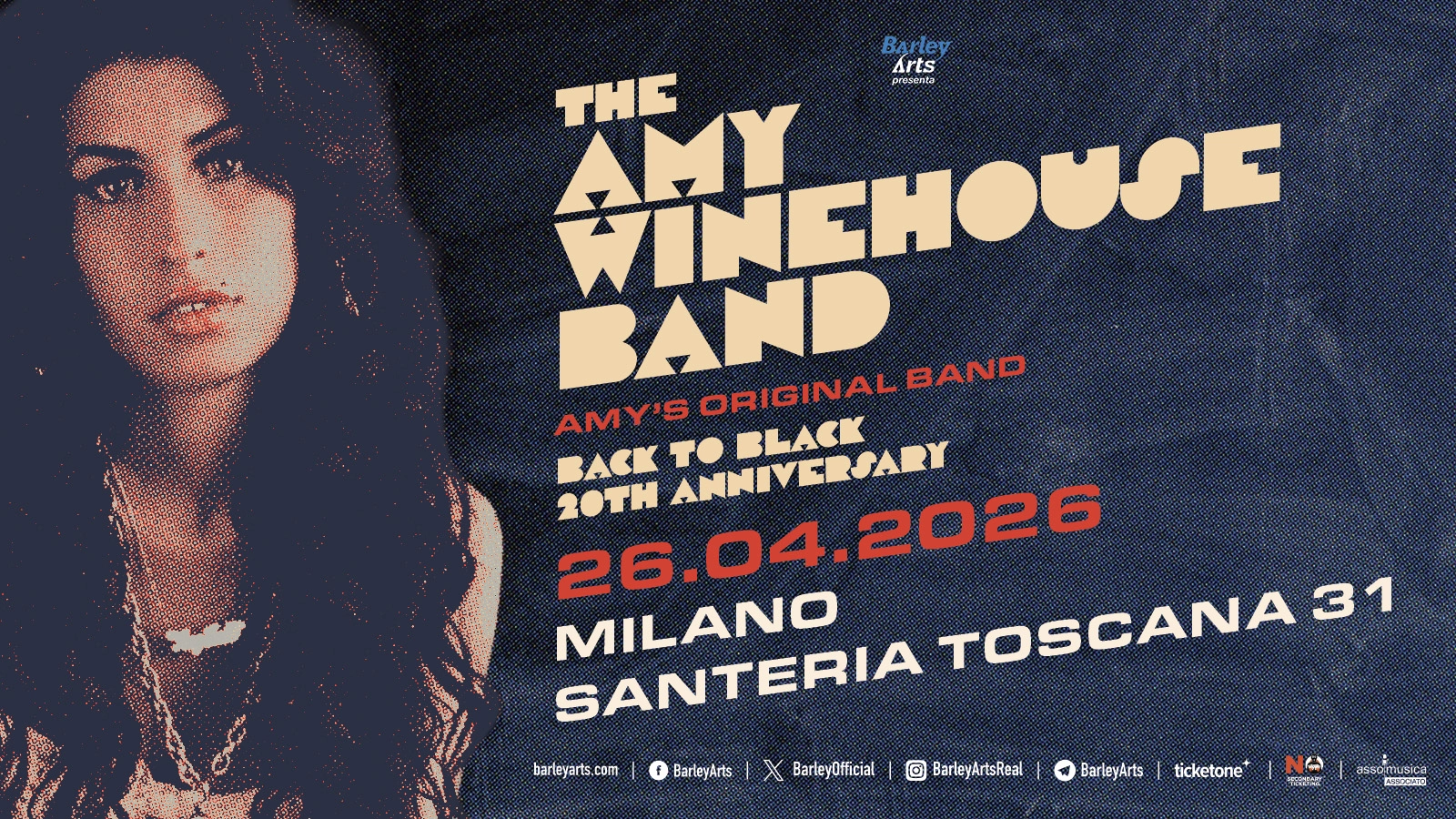 The Amy Winehouse Band en Santeria Toscana 31 Tickets