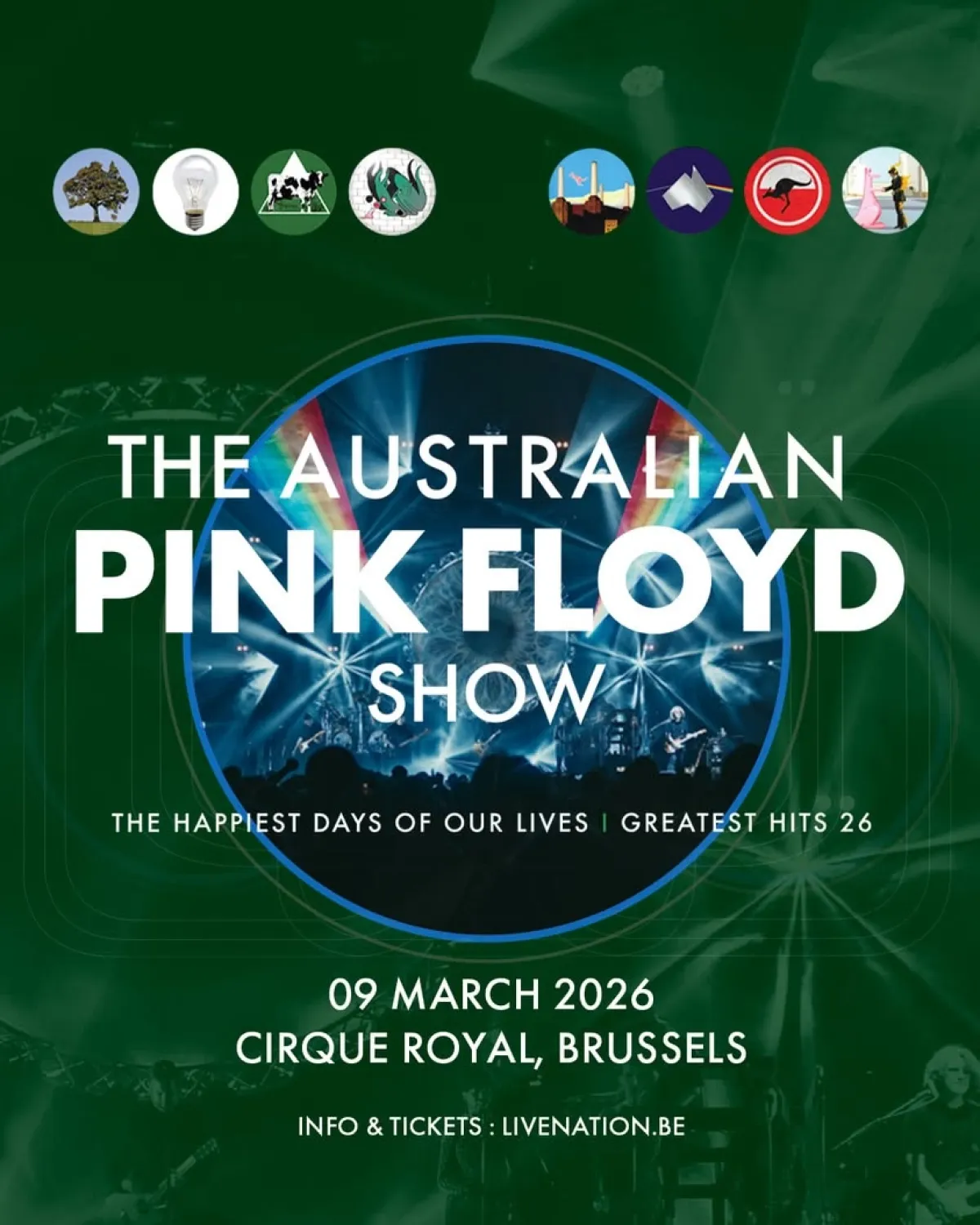 Billets The Australian Pink Floyd Show (Cirque Royal Bruxelles - Bruxelles)