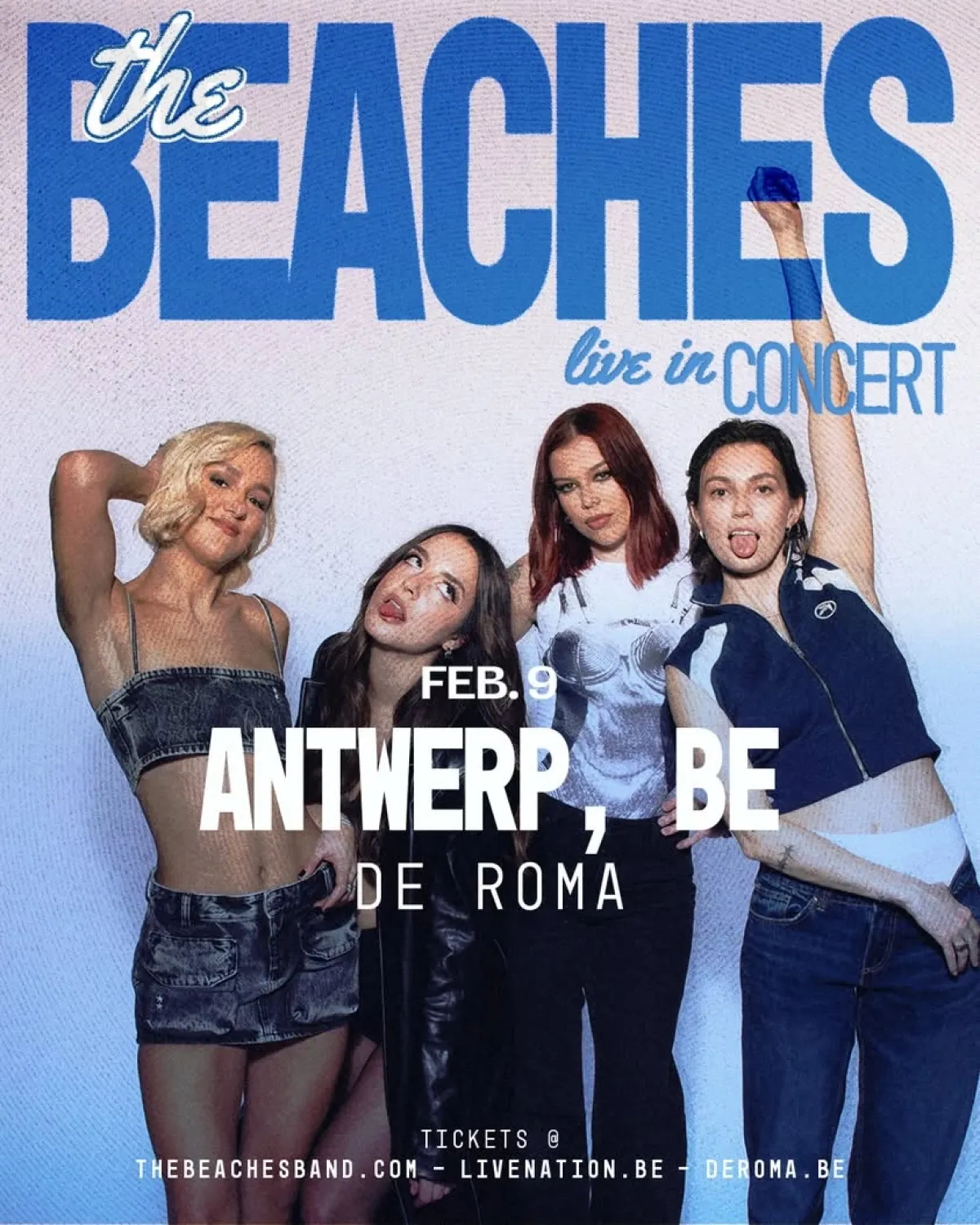 Billets The Beaches (De Roma - Anvers)