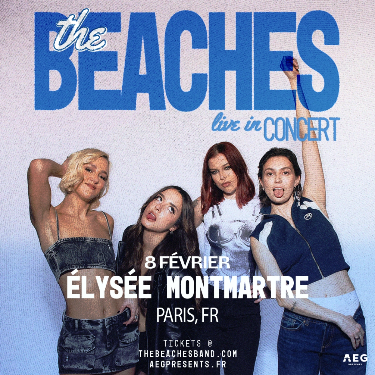 Billets The Beaches (Elysee Montmartre - Paris)