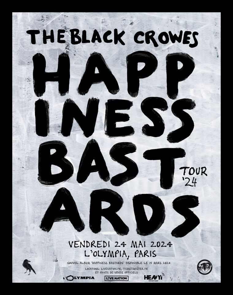 Billets The Black Crowes (Olympia - Paris)