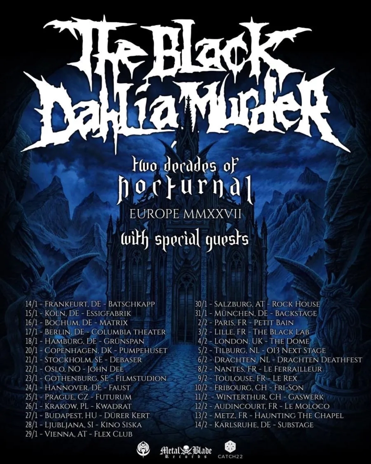 The Black Dahlia Murder at Electric Brixton Tickets