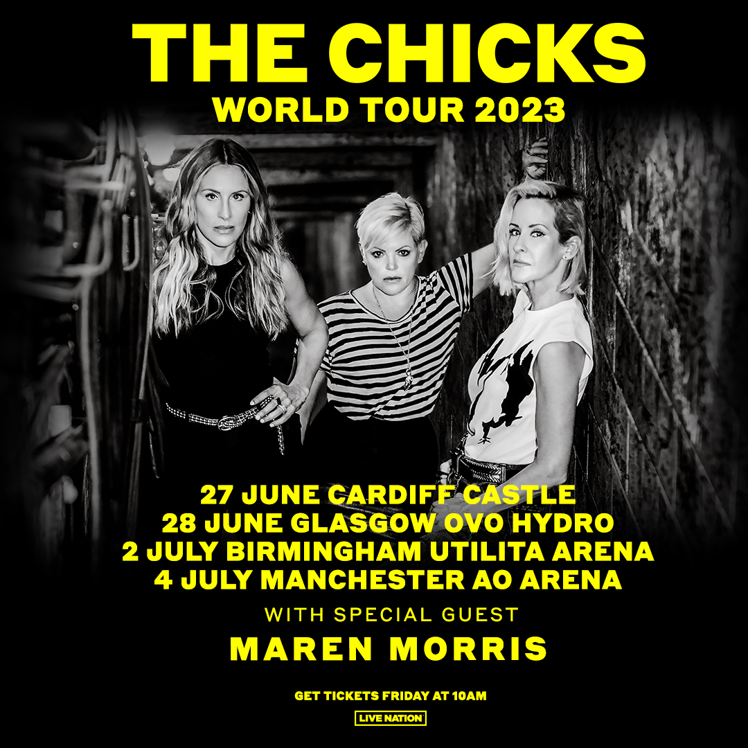 the chicks world tour uk