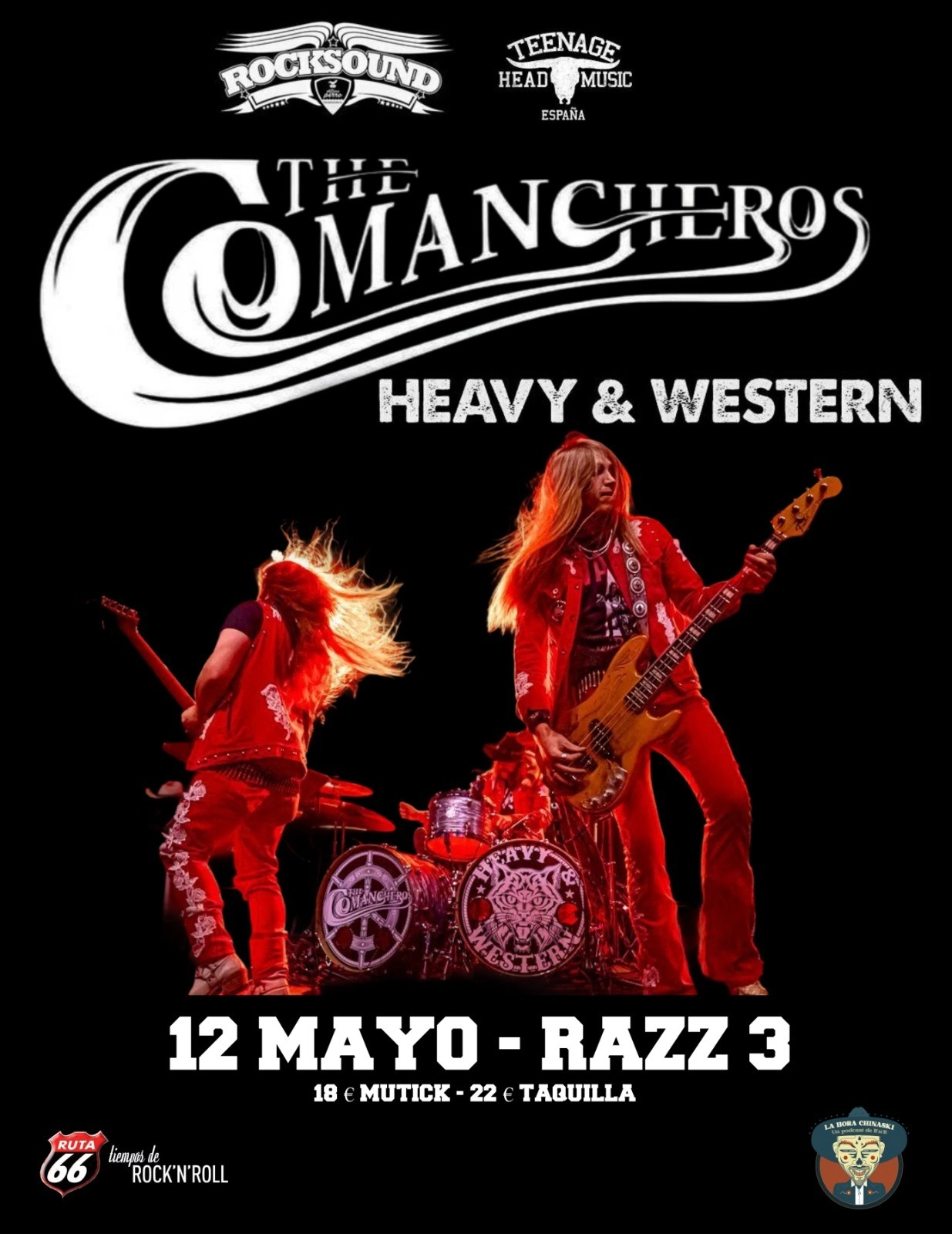 Billets The Comancheros (Razzmatazz - Barcelone)