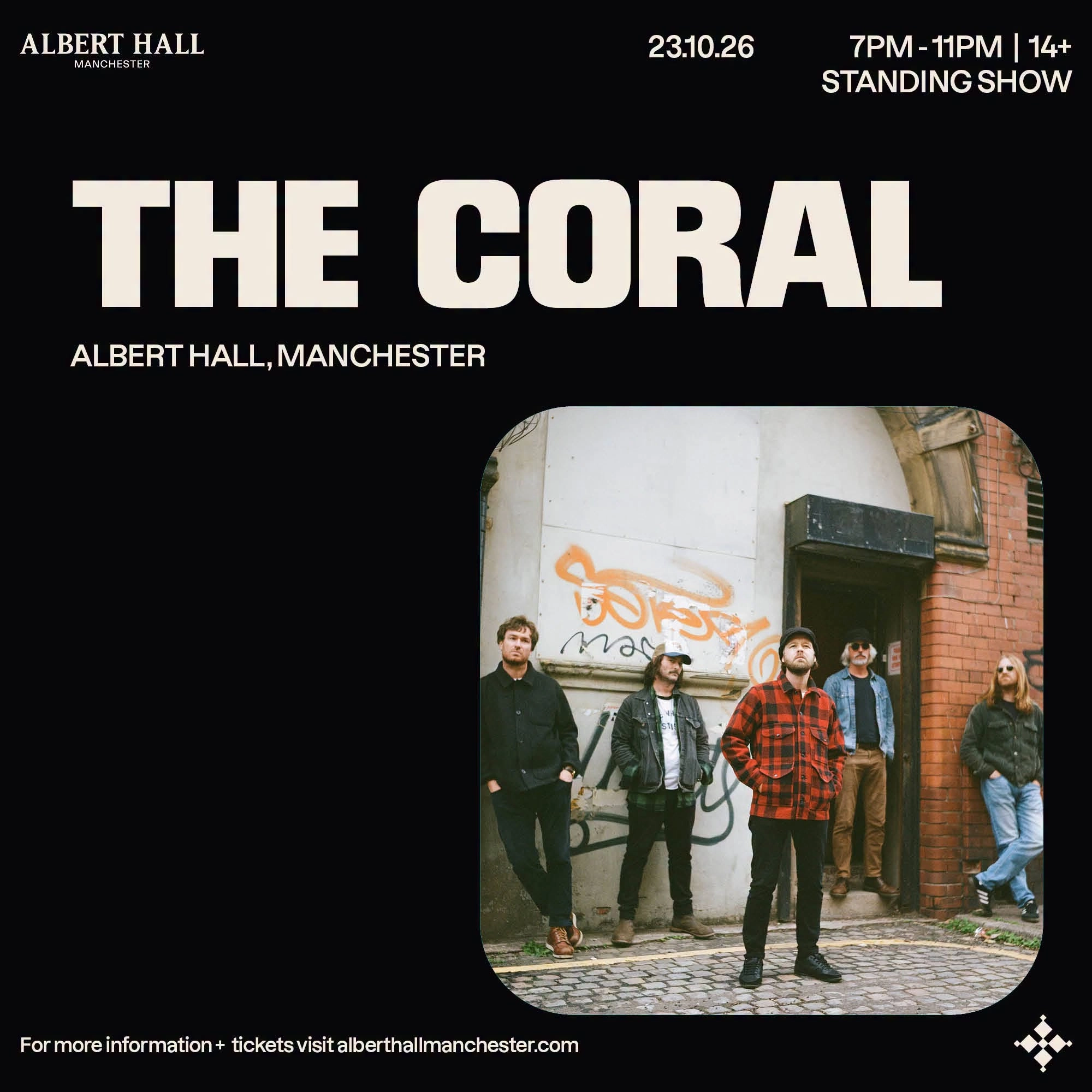 The Coral at Albert Hall Manchester Tickets