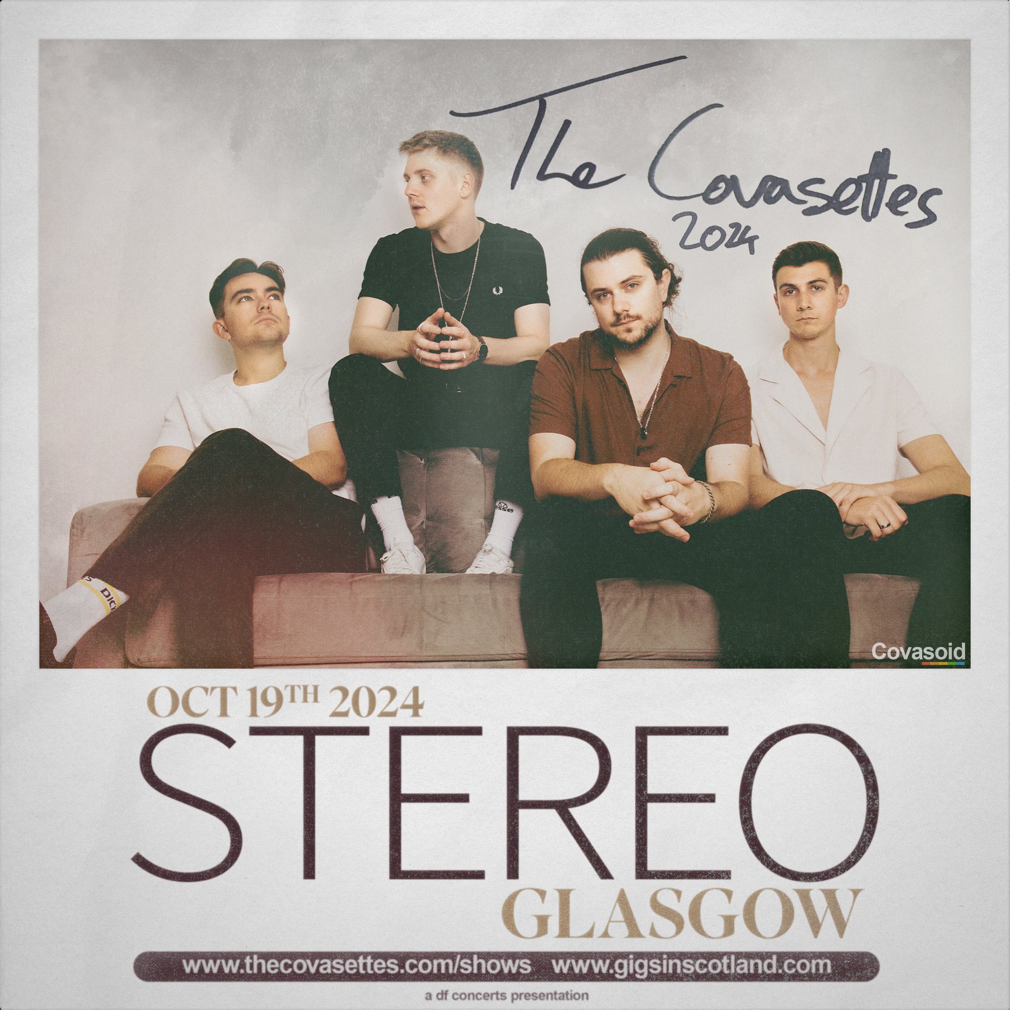 Billets The Covasettes (Stereo Glasgow - Glasgow)