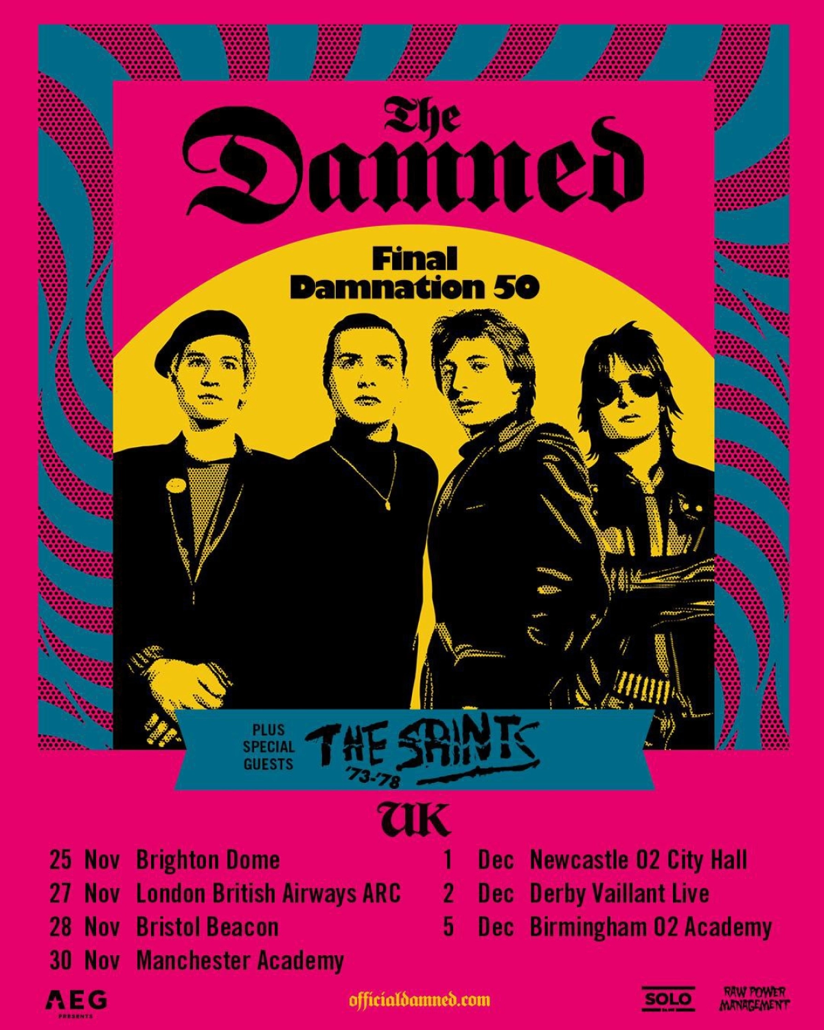Billets The Damned (Brighton Dome - Brighton)