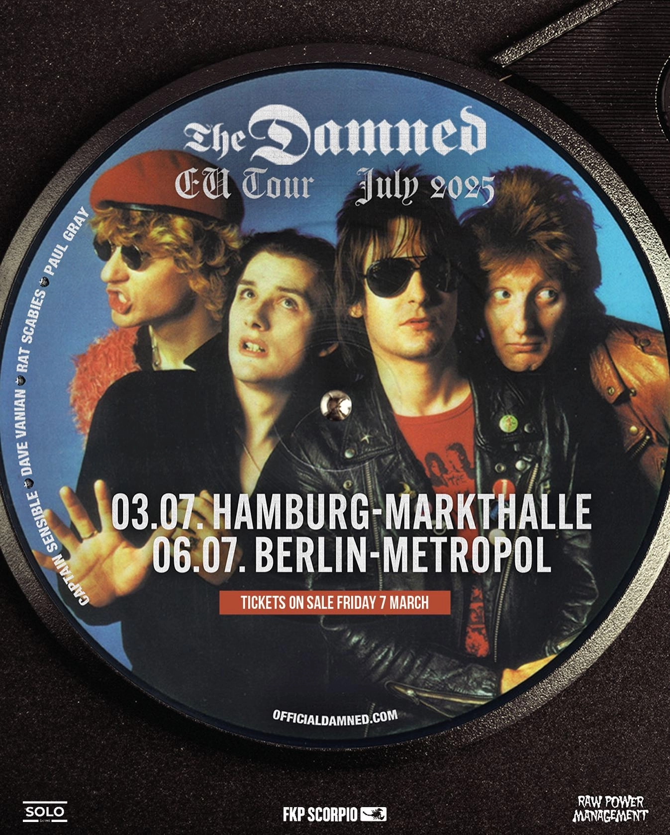 Billets The Damned (Metropol Berlin - Berlin)