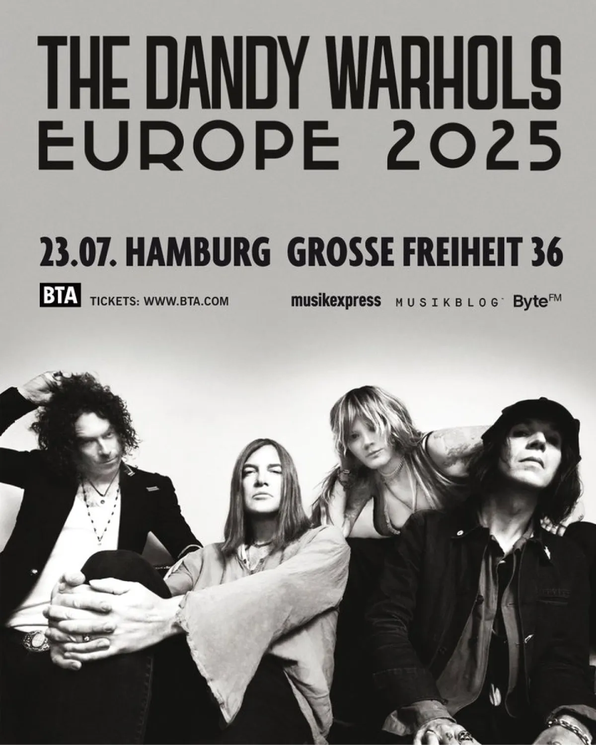 Billets The Dandy Warhols (Grosse Freiheit 36 - Hambourg)