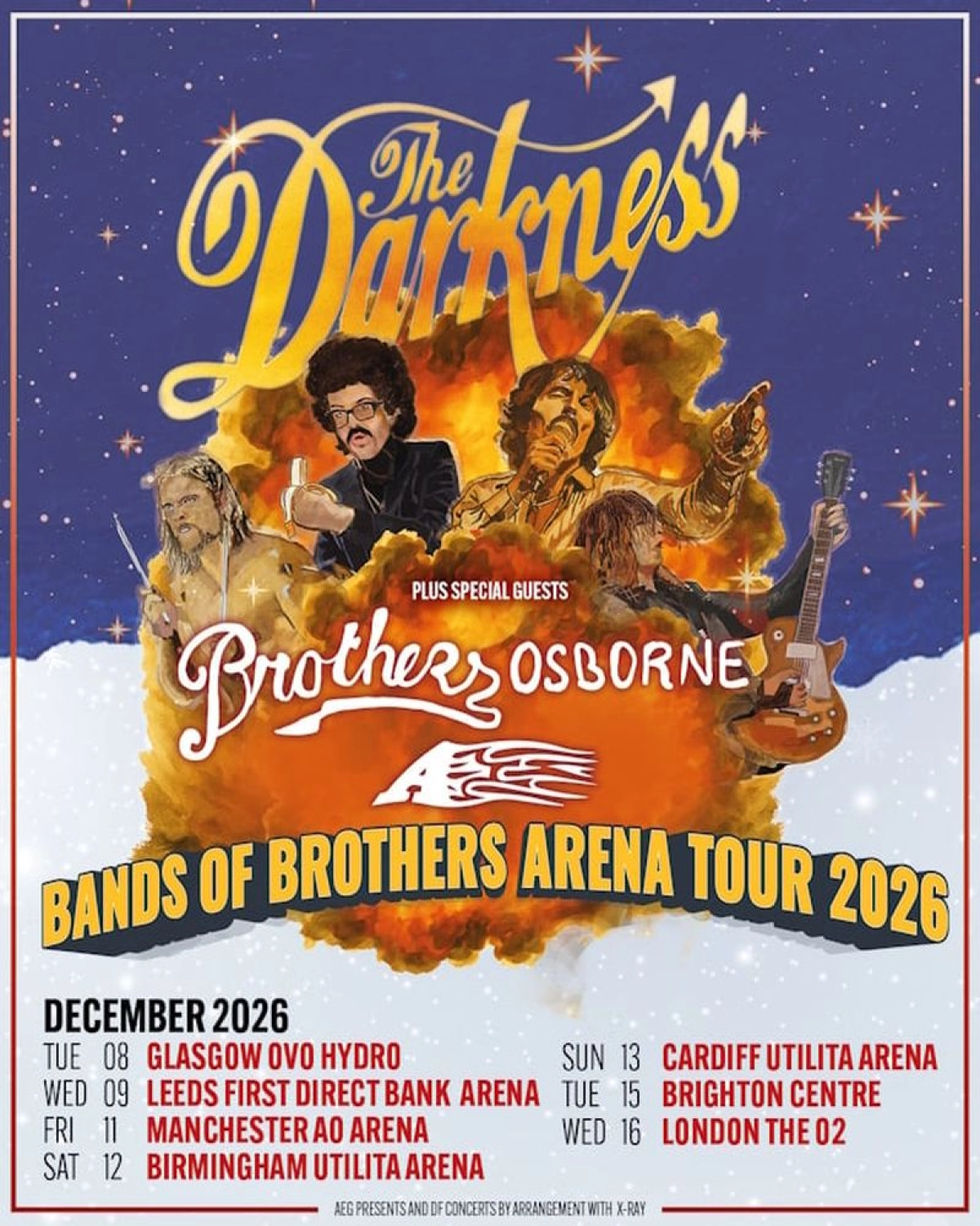 Billets The Darkness (O2 Arena - Londres)