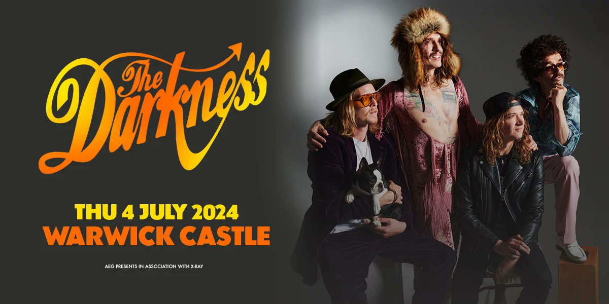 The Darkness in der Warwick Castle Tickets