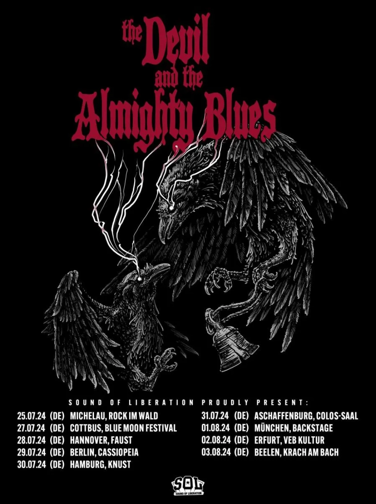 Billets The Devil and the Almighty Blues (Knust - Hambourg)