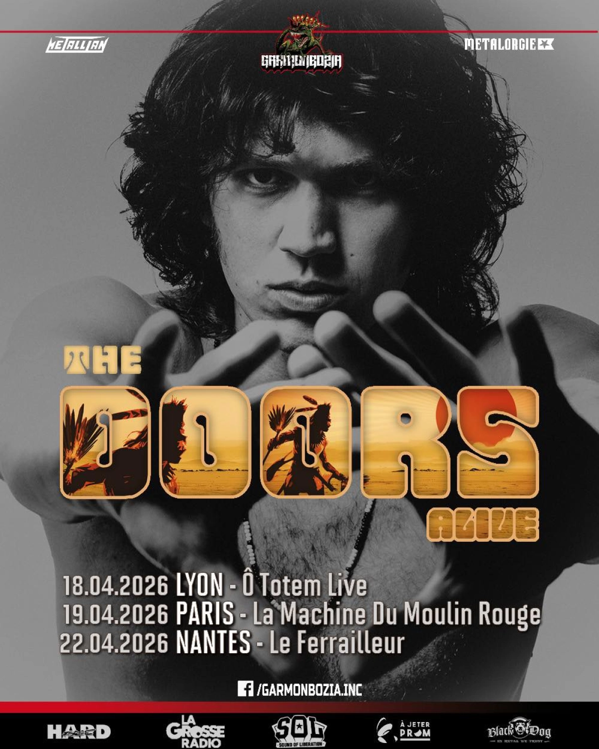 Billets The Doors Alive (La Machine du Moulin Rouge - Paris)