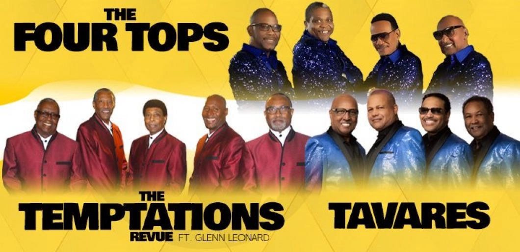 The Four Tops - The Temptations - Tavares al Bonus Arena Hull Tickets