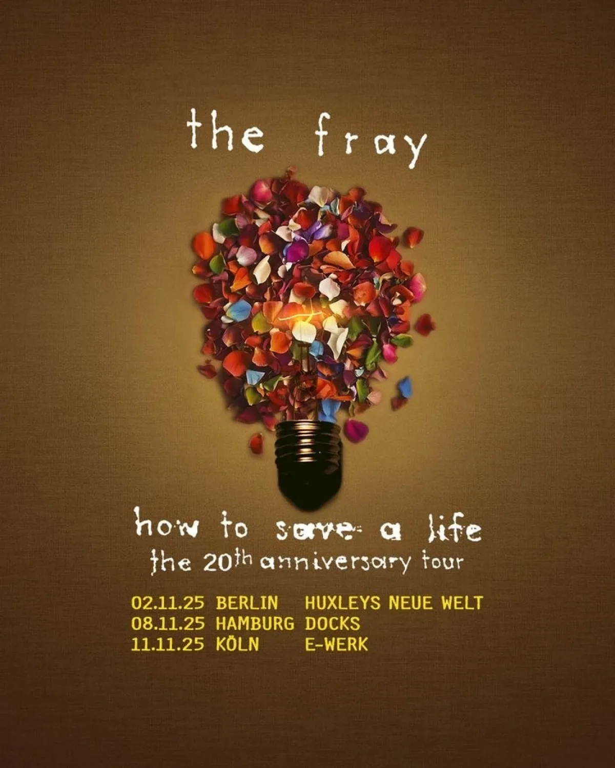 Billets The Fray (E-Werk Köln - Cologne)
