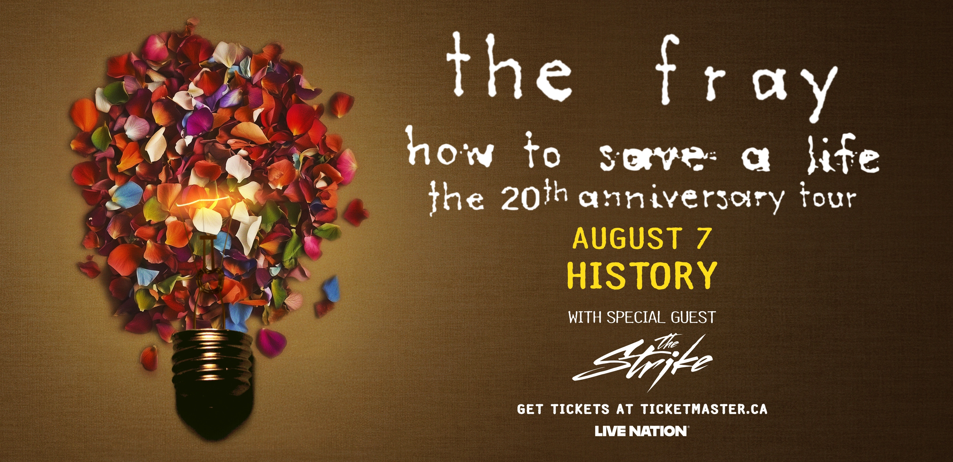Billets The Fray (History - Toronto)