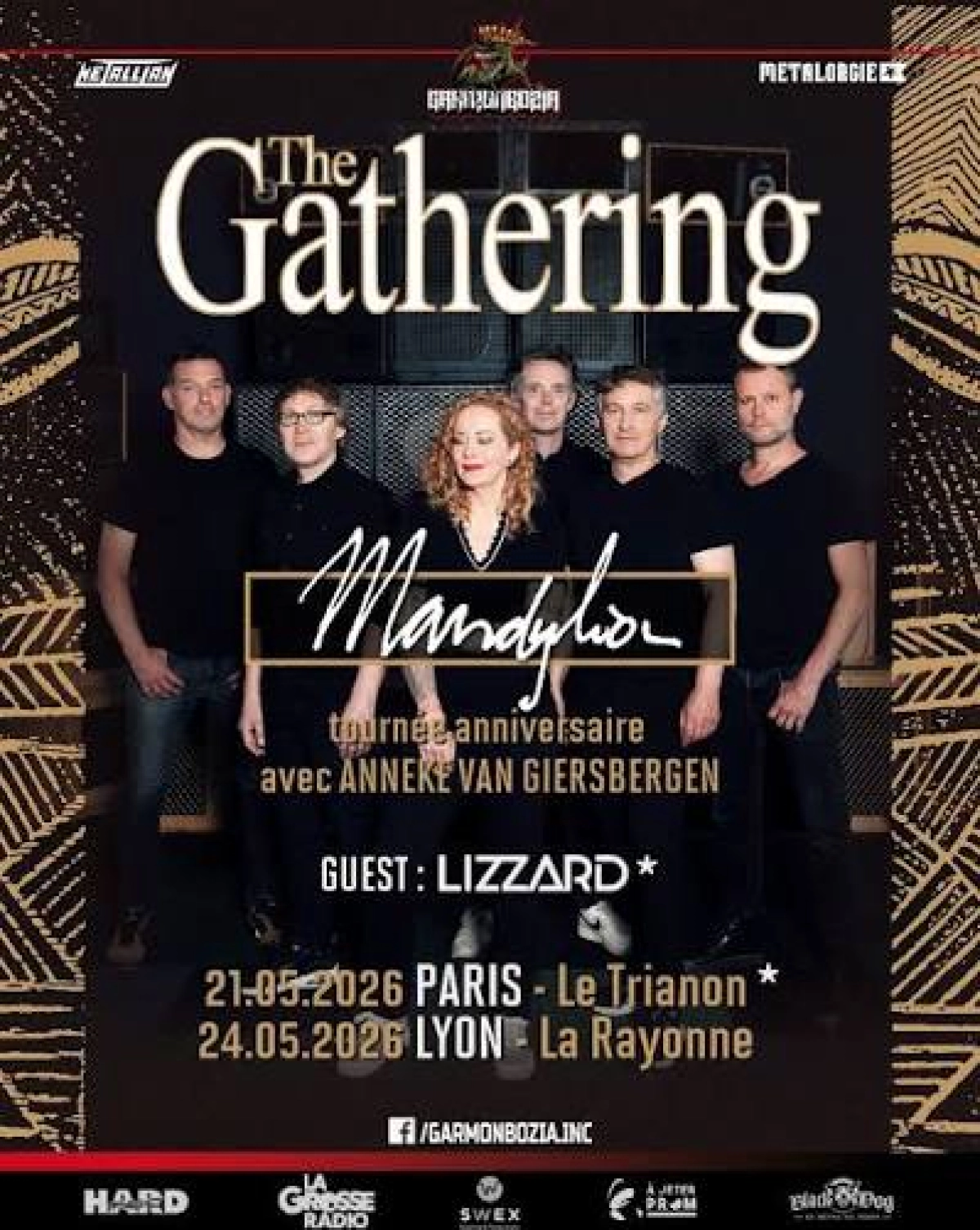 The Gathering - Anneke Van Giersbergen en La Rayonne Tickets
