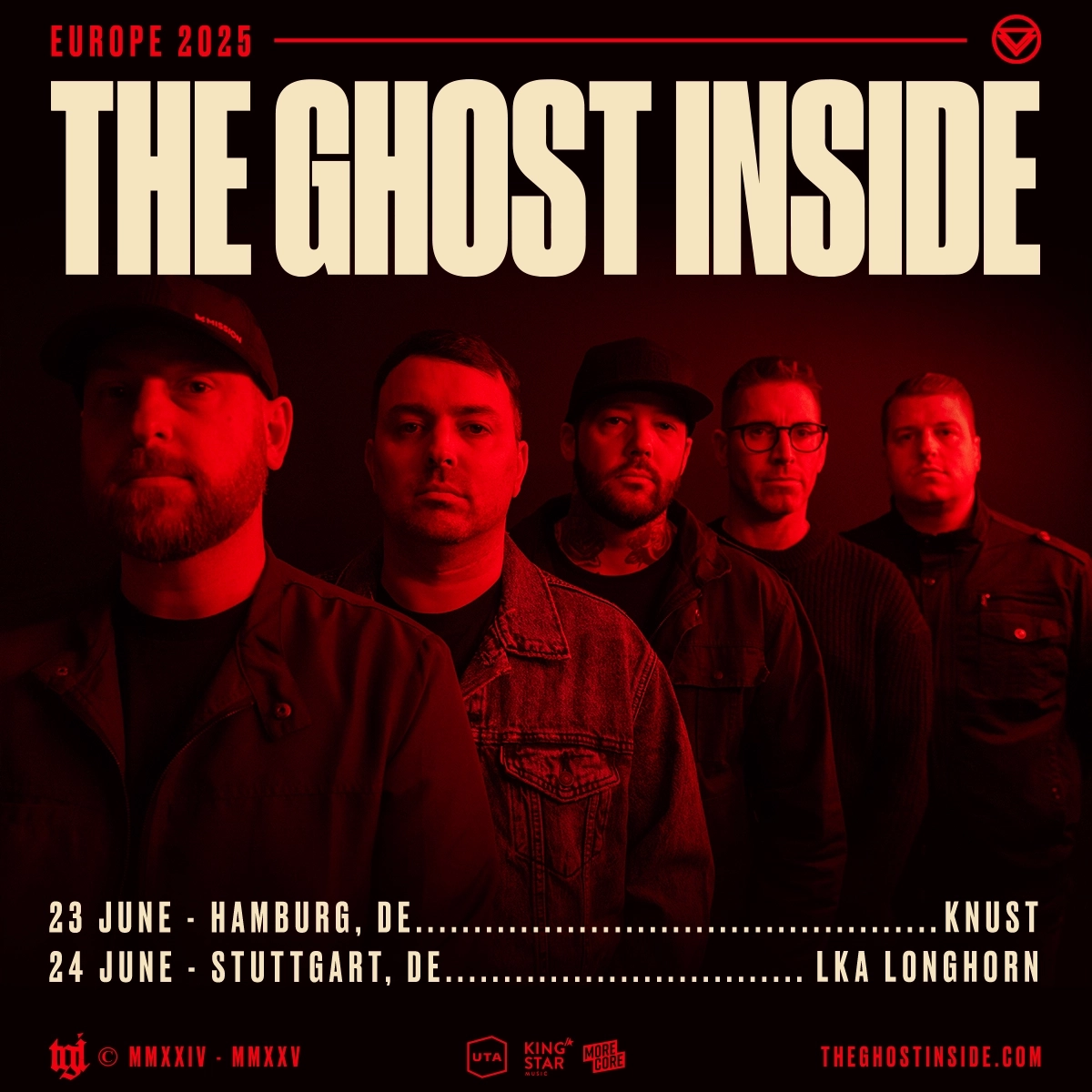 Billets The Ghost Inside (Knust - Hambourg)