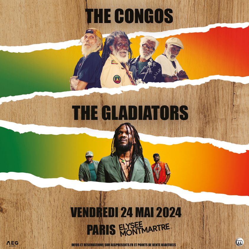 Billets The Gladiators - The Congos (Elysee Montmartre - Paris)