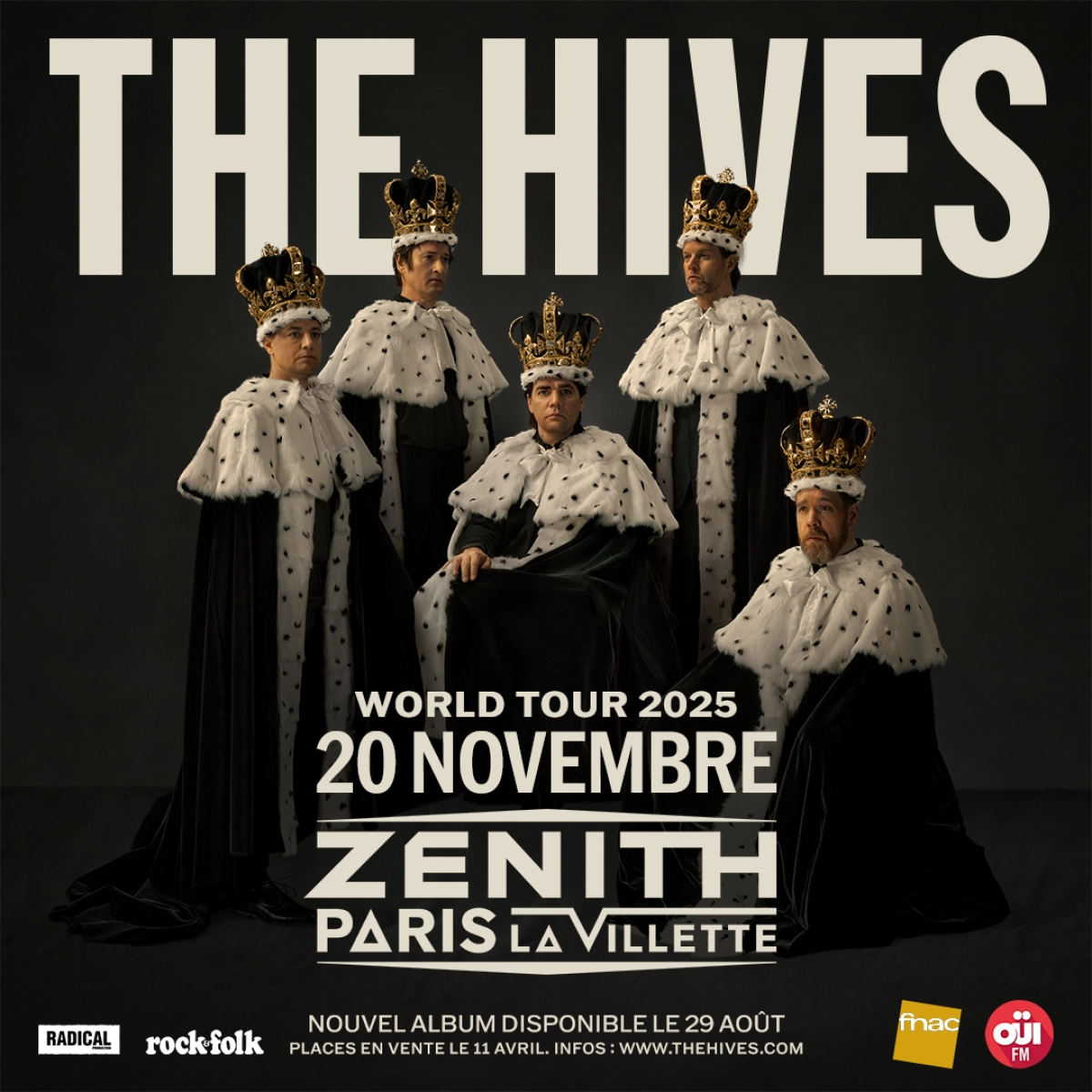 Billets The Hives (Zenith Paris - Paris)